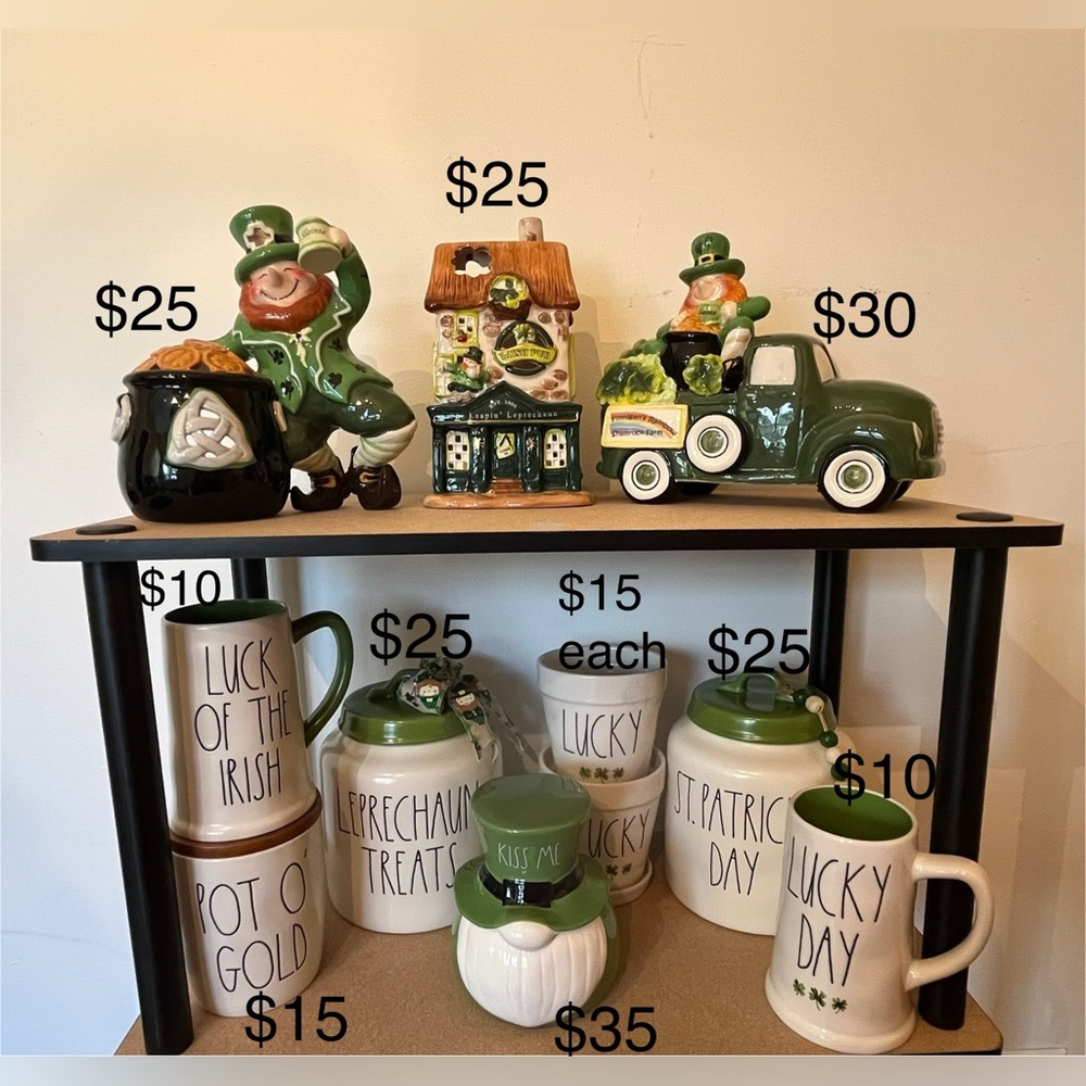 Rae Dunn St. Patrick’s Day Decor